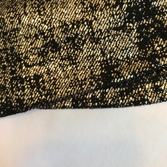 ALFANI Rose Shimmer Metallic Fit & Flare Dress Black Gold Women’s Plus Size 16 - Picture 15 of 16